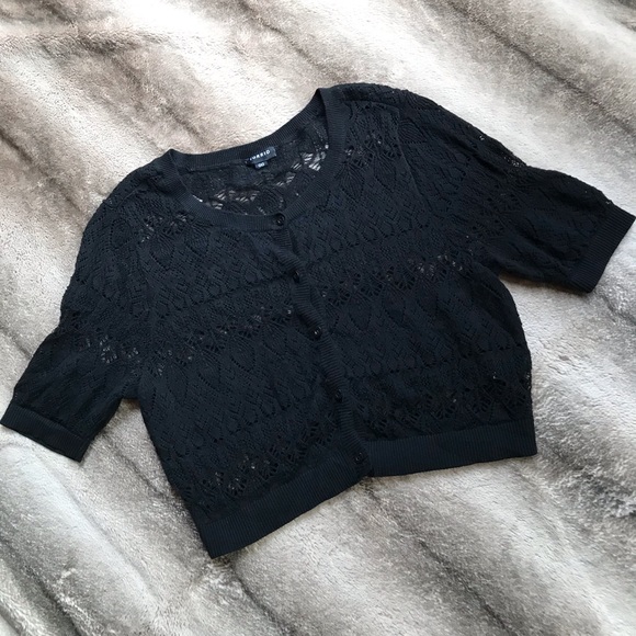 Torrid 💯% Cotton Crop Sweater - Picture 4 of 6